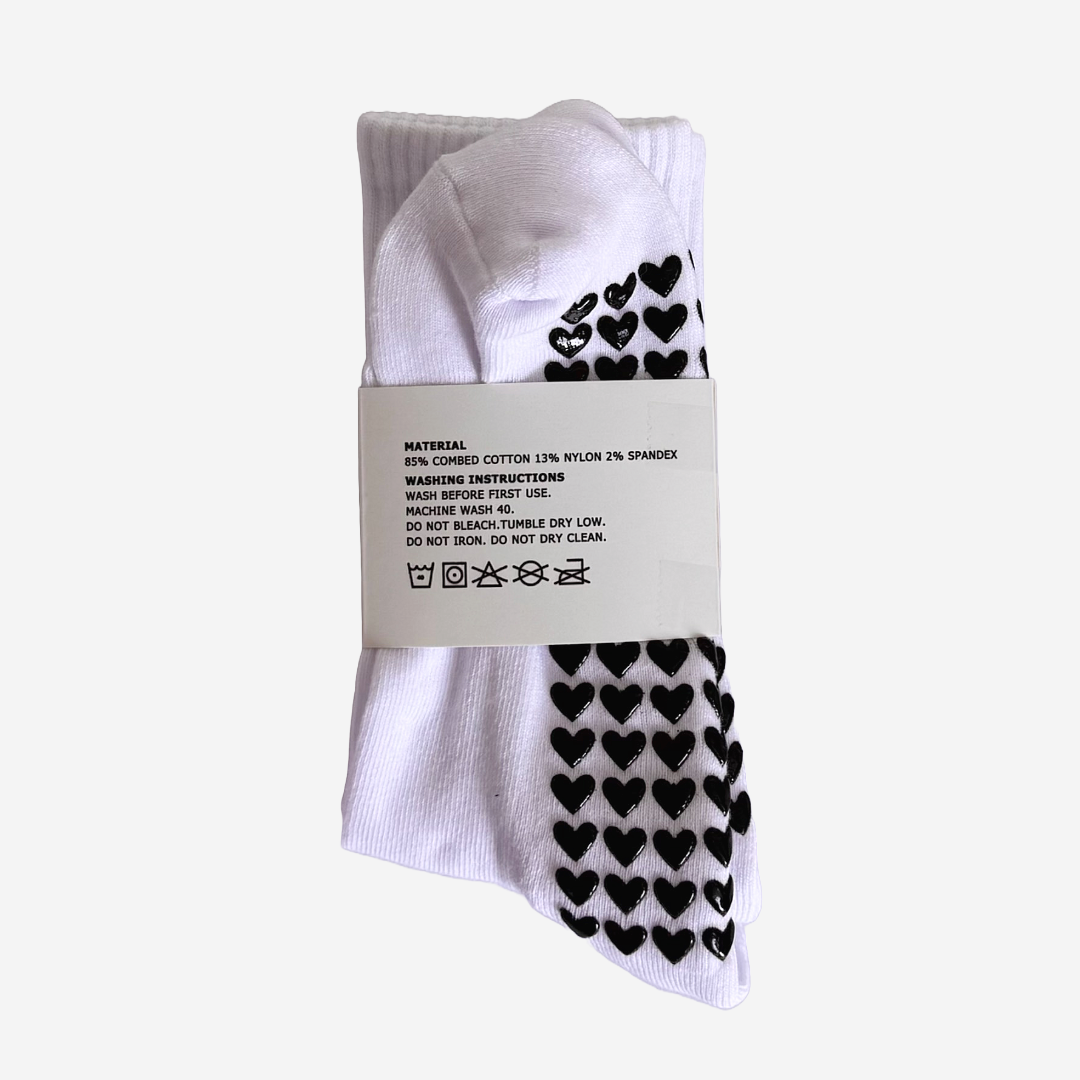 The Croissant Pilates Grip Socks