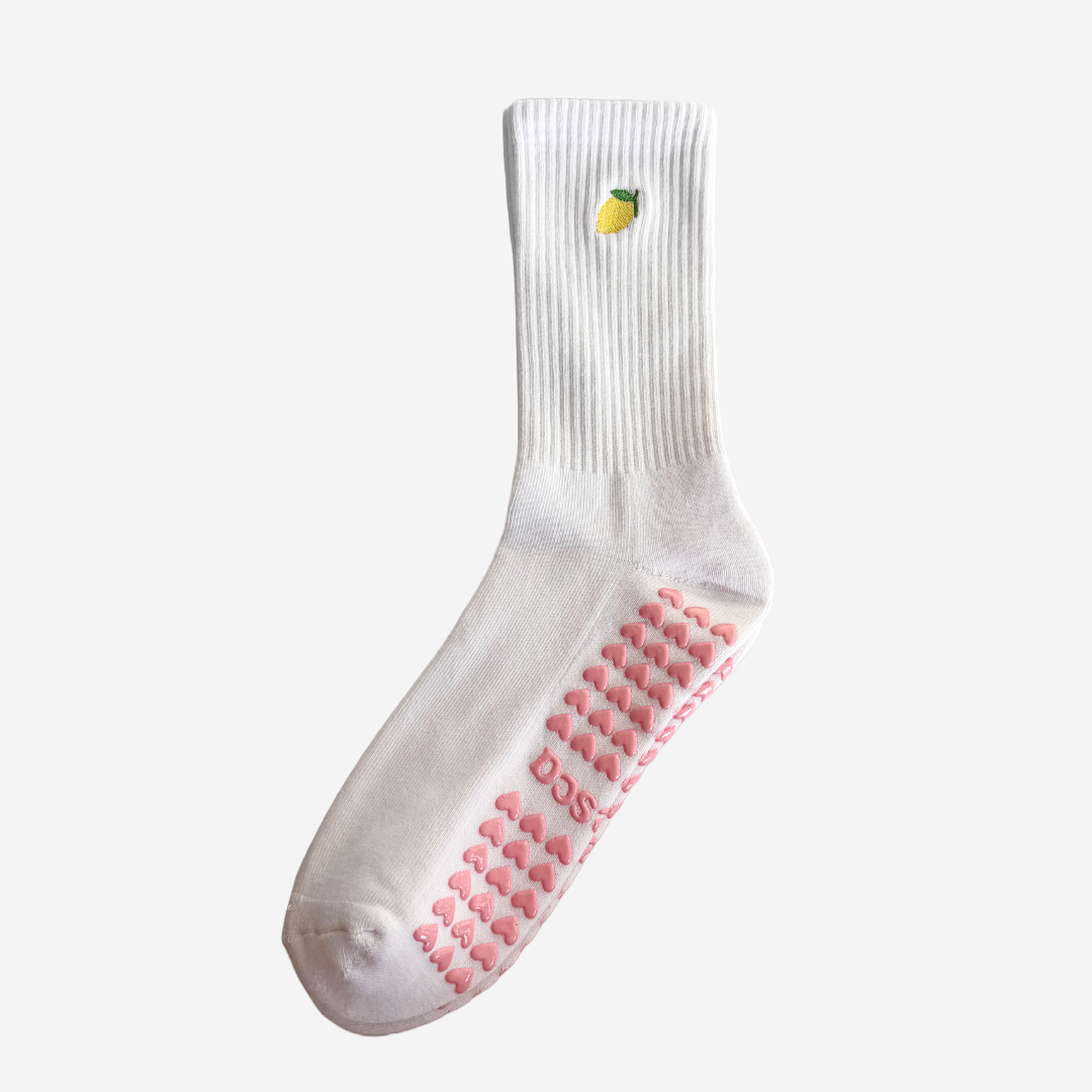 The Lemon Pilates Grip Socks