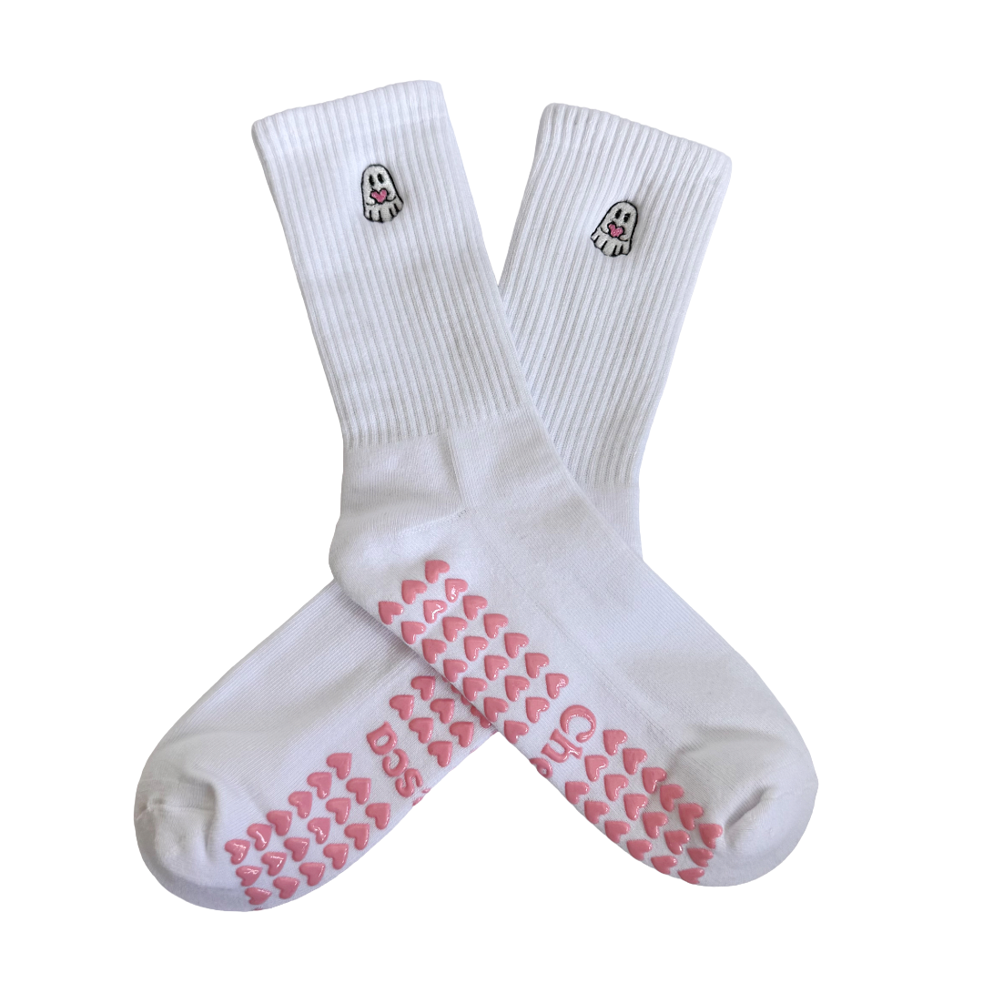 The Ghost Pilates Grip Socks