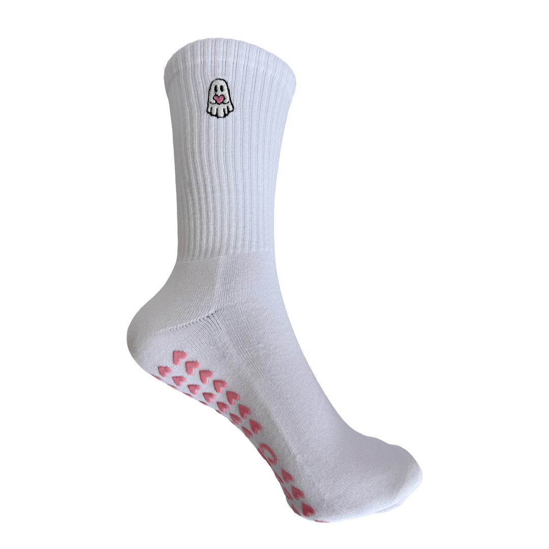 The Ghost Pilates Grip Socks