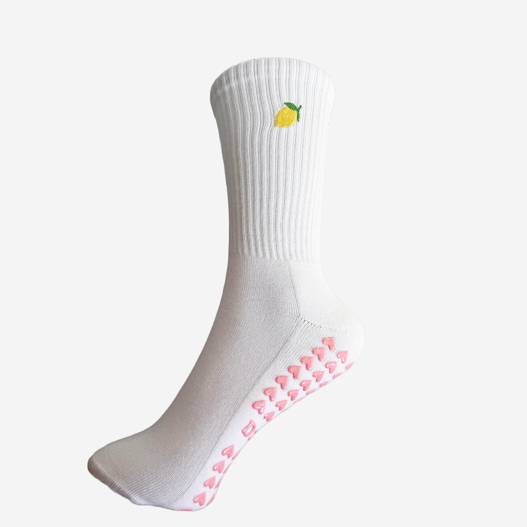 The Lemon Pilates Grip Socks