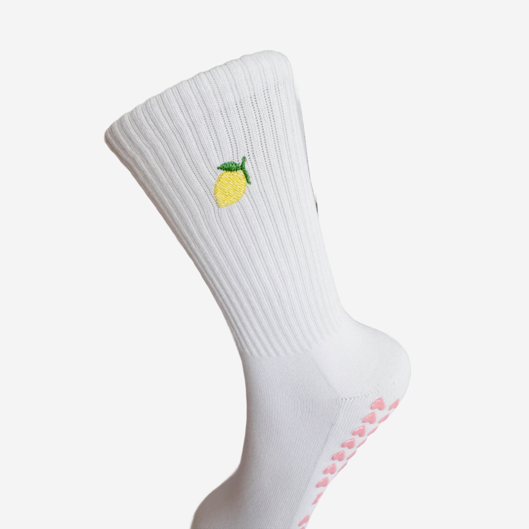 The Lemon Pilates Grip Socks