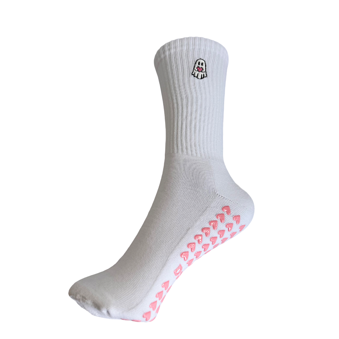 The Ghost Pilates Grip Socks