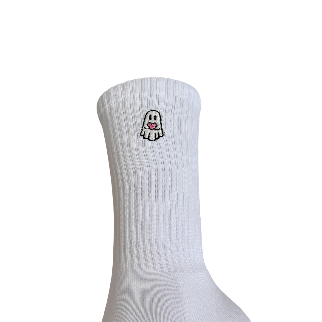 The Ghost Pilates Grip Socks