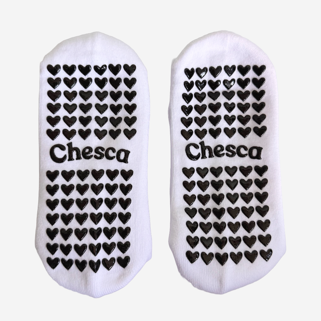 The Croissant Pilates Grip Socks