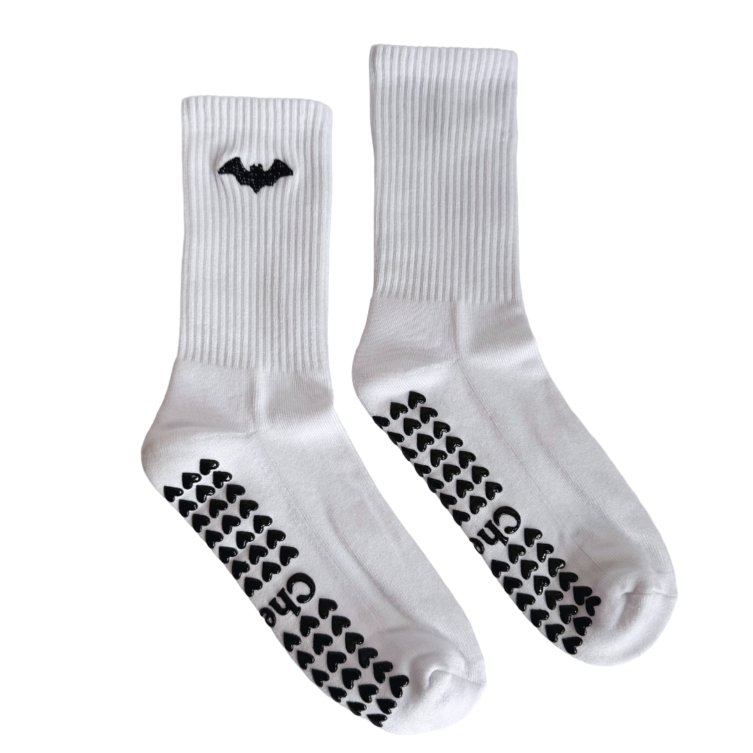 The Bat Pilates Grip Socks