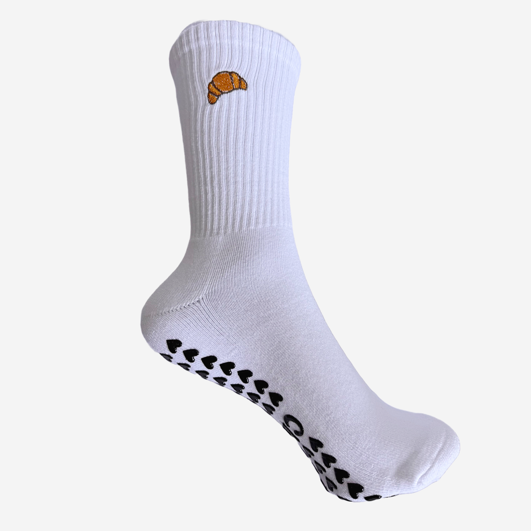 The Croissant Pilates Grip Socks