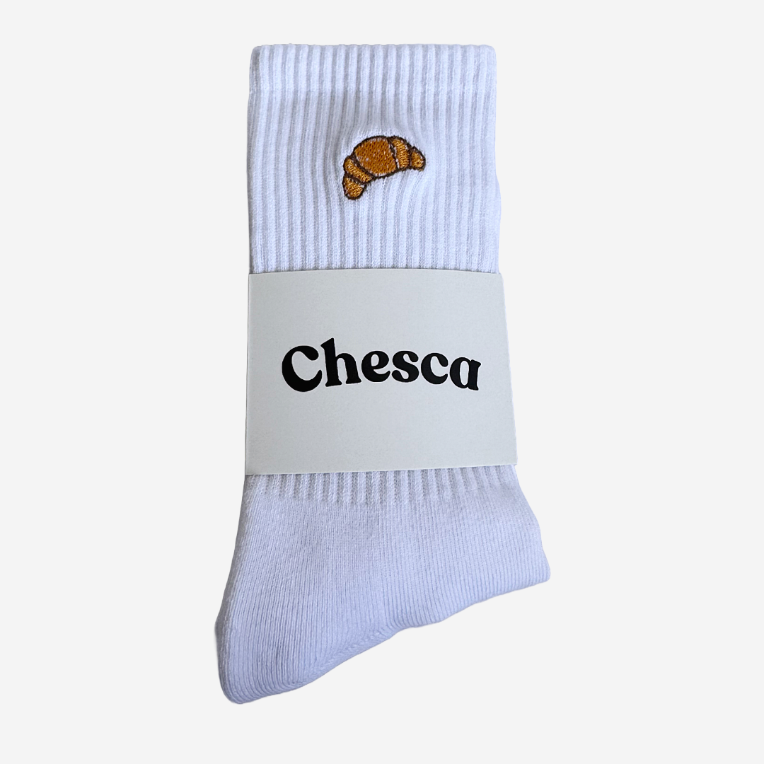 The Croissant Pilates Grip Socks