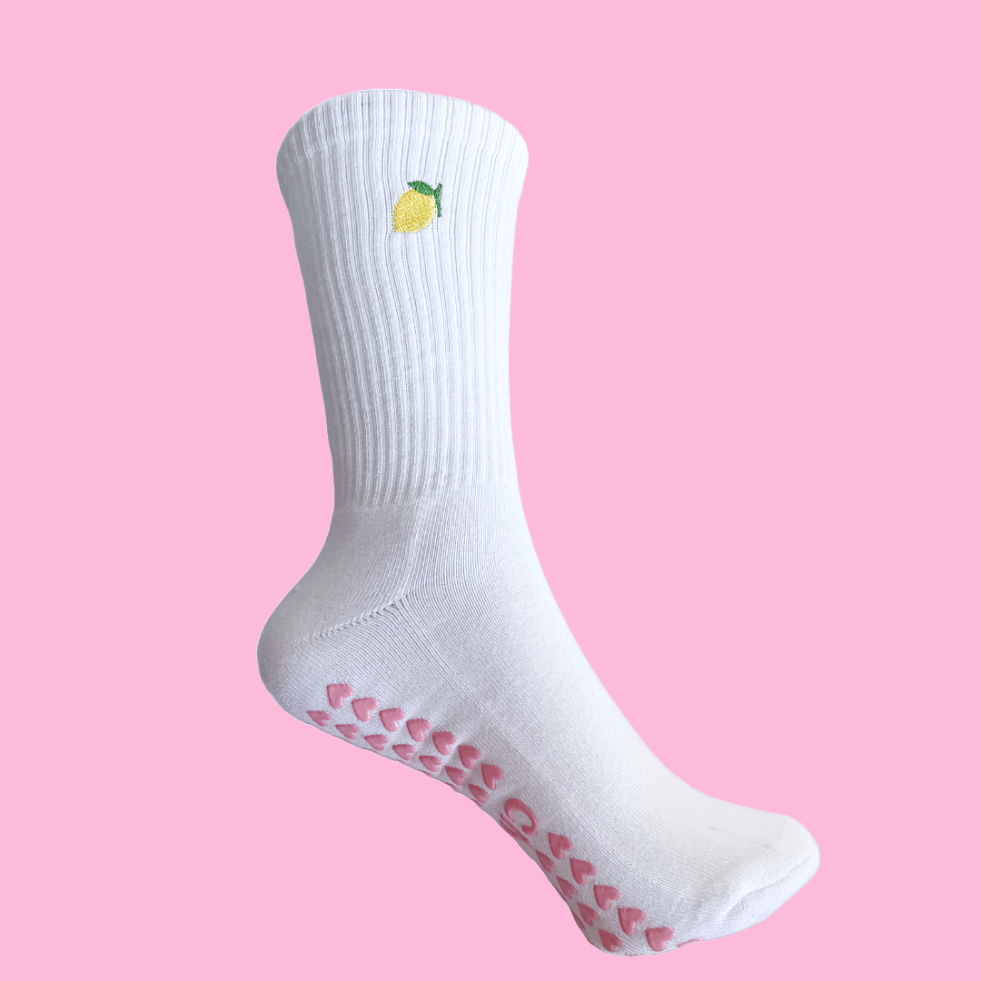 The Lemon Pilates Grip Socks