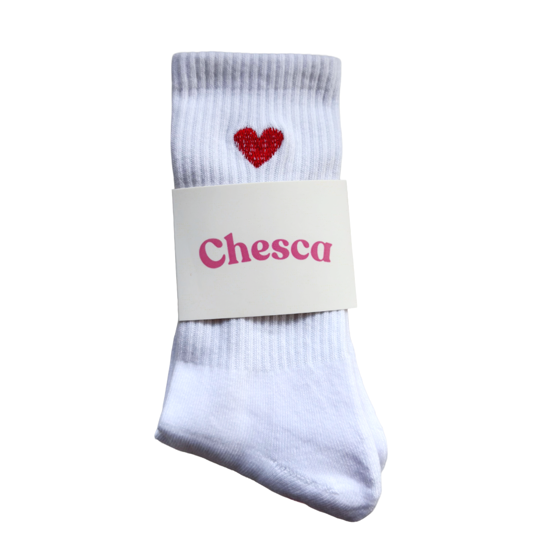 The Love Heart Pilates Grip Socks