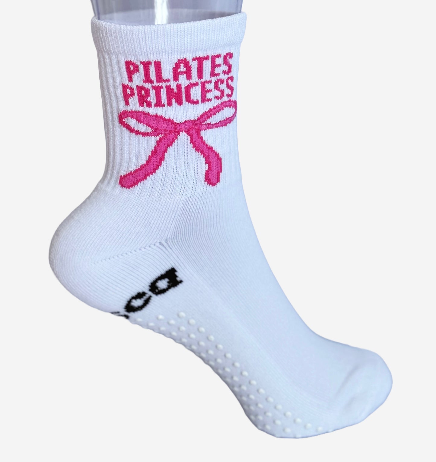 The Bow Pilates Grip Socks