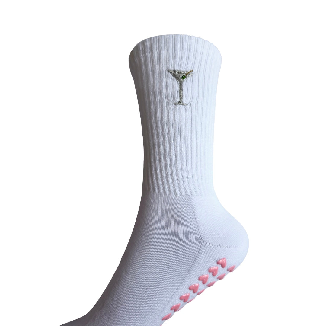 The Martini Pilates Grip Socks