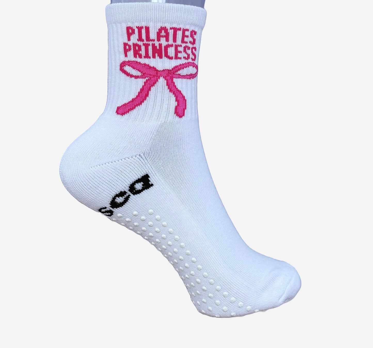 The Bow Pilates Grip Socks