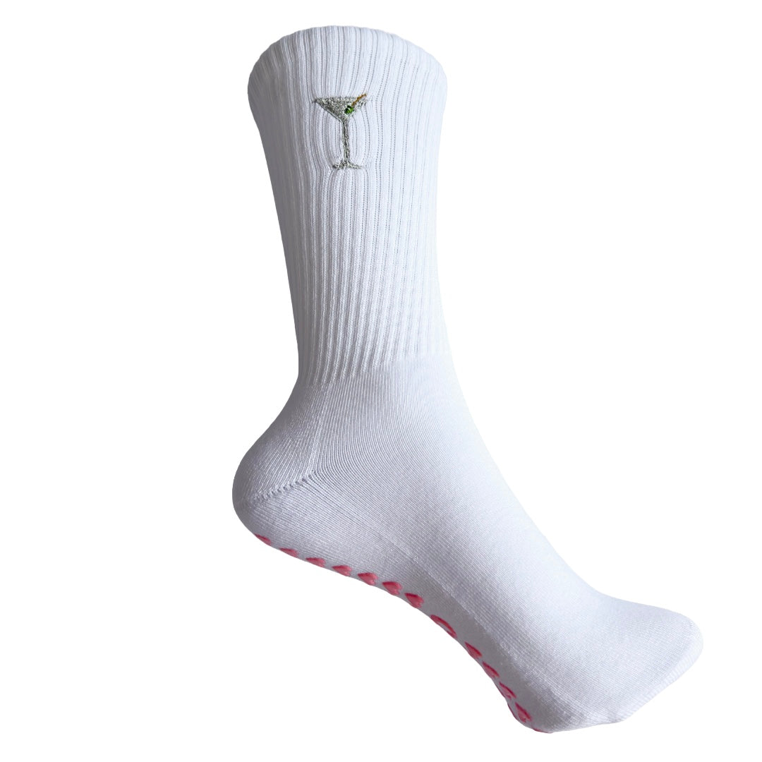 The Martini Pilates Grip Socks
