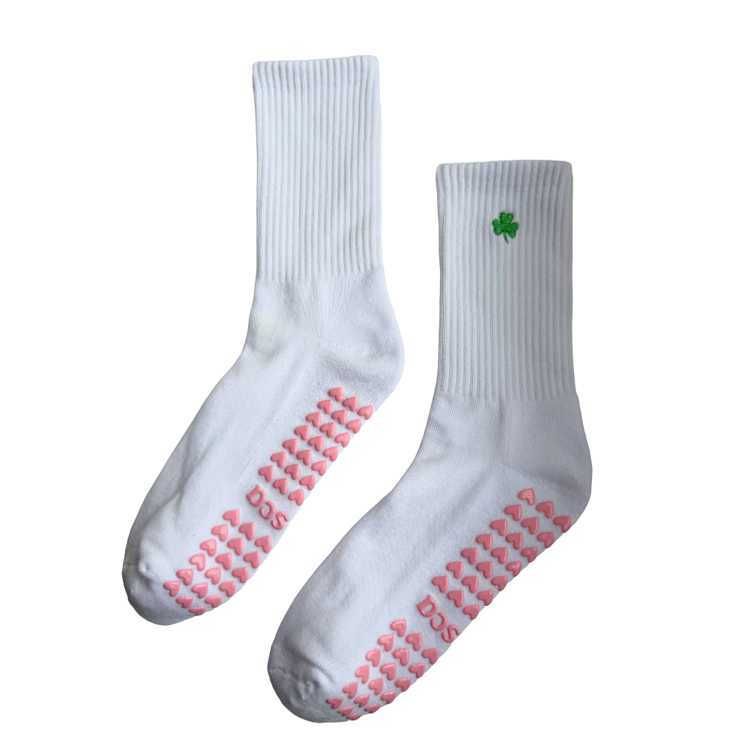 The Clover Pilates Grip Socks