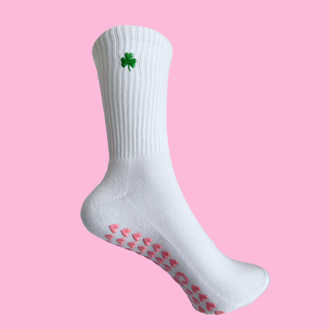 The Clover Pilates Grip Socks