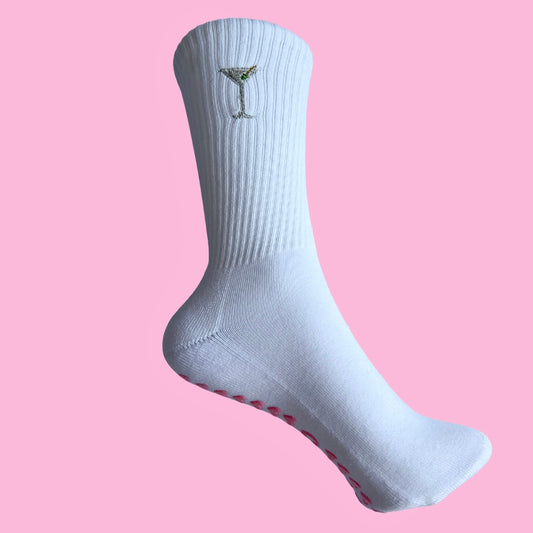 The Martini Pilates Grip Socks