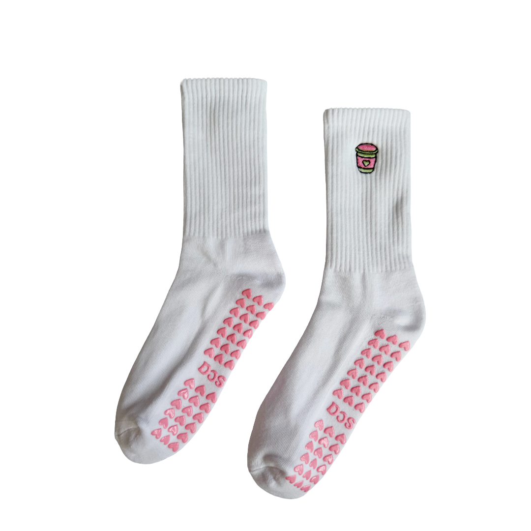 The Matcha Pilates Grip Socks