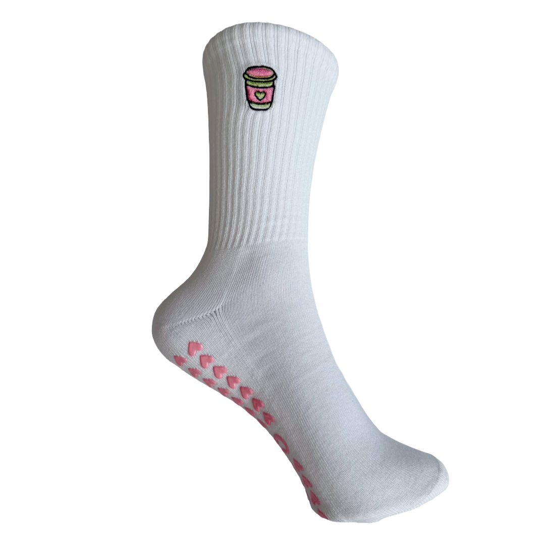 The Matcha Pilates Grip Socks