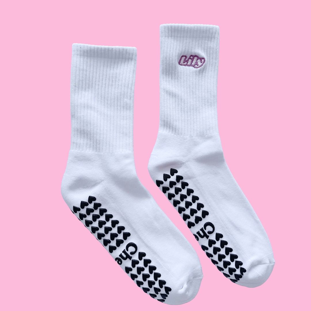 Personalise Me Pilates Grip Socks