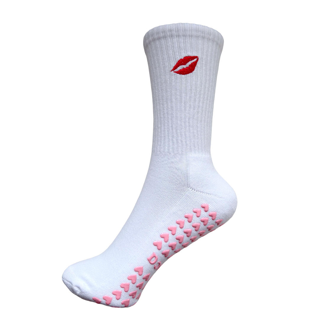 The Kiss Pilates Grip Socks