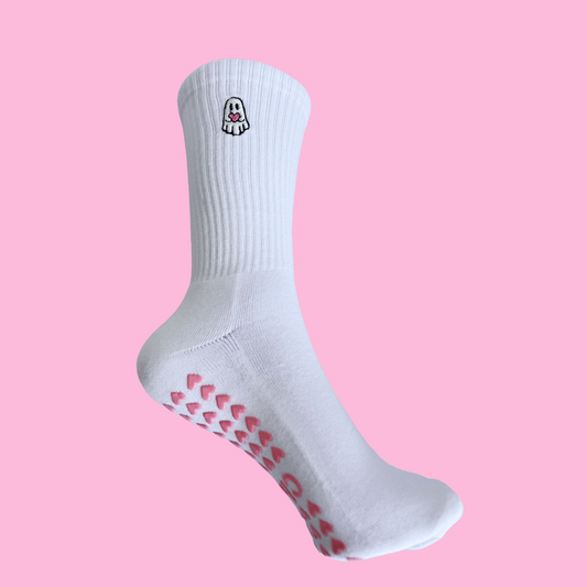 The Ghost Pilates Grip Socks
