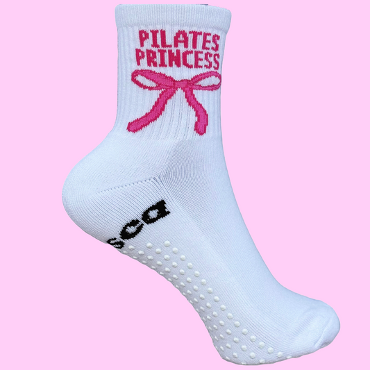 The Bow Pilates Grip Socks