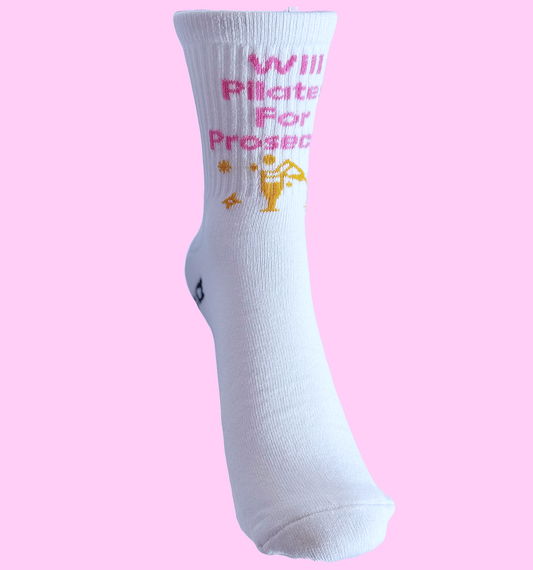 The Prosecco Pilates Grip Socks