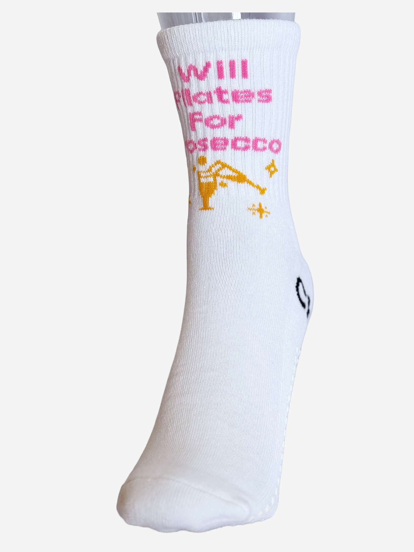 The Prosecco Pilates Grip Socks