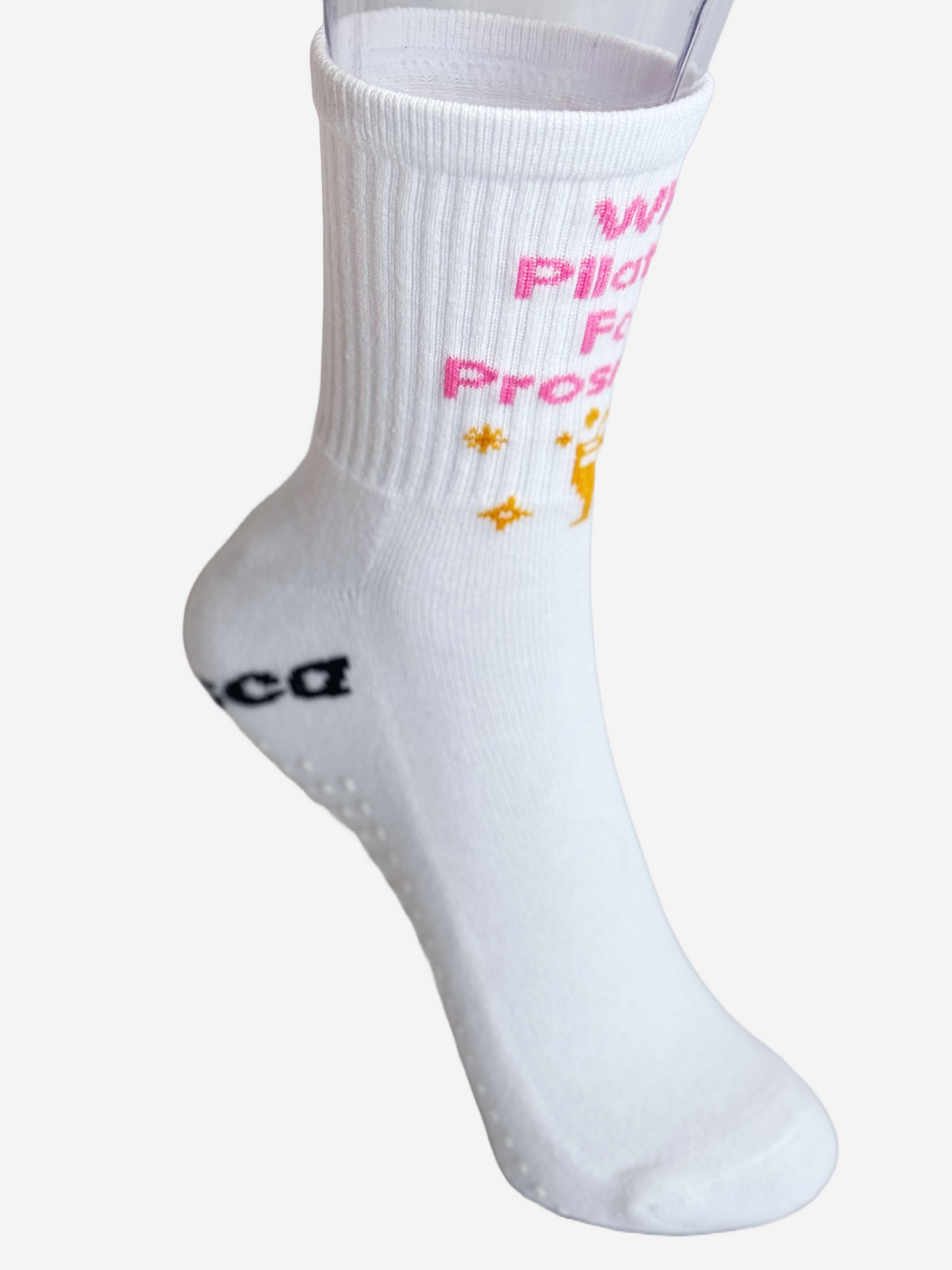 The Prosecco Pilates Grip Socks