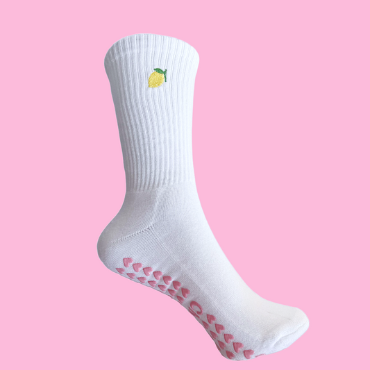 The Lemon Pilates Grip Socks