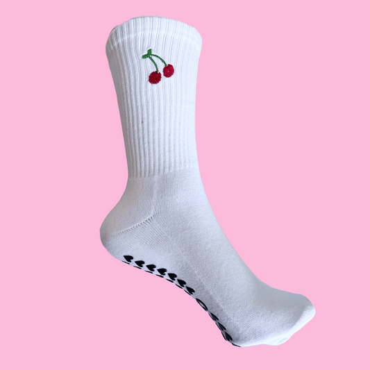 The CherryLicious Pilates Grip Socks