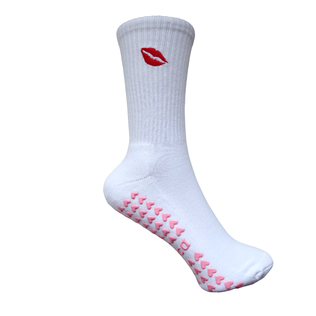 The Kiss Pilates Grip Socks