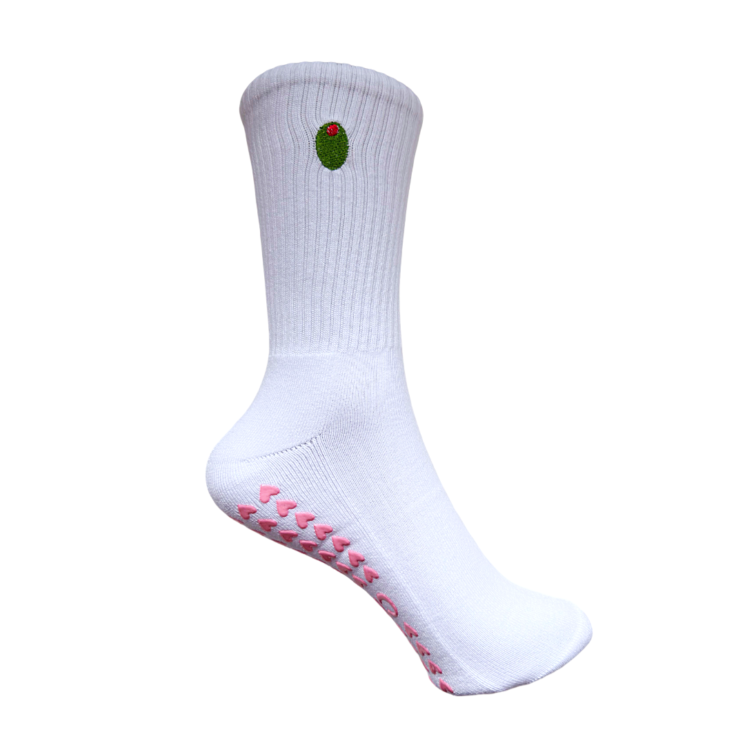 The Olive Pilates Grip Socks